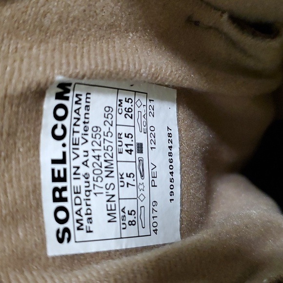 Sorel Cheyanne II Waterproof Duck Boots Leather Unisex M 8.5/W 10.5/EU 41.5 - Picture 15 of 15